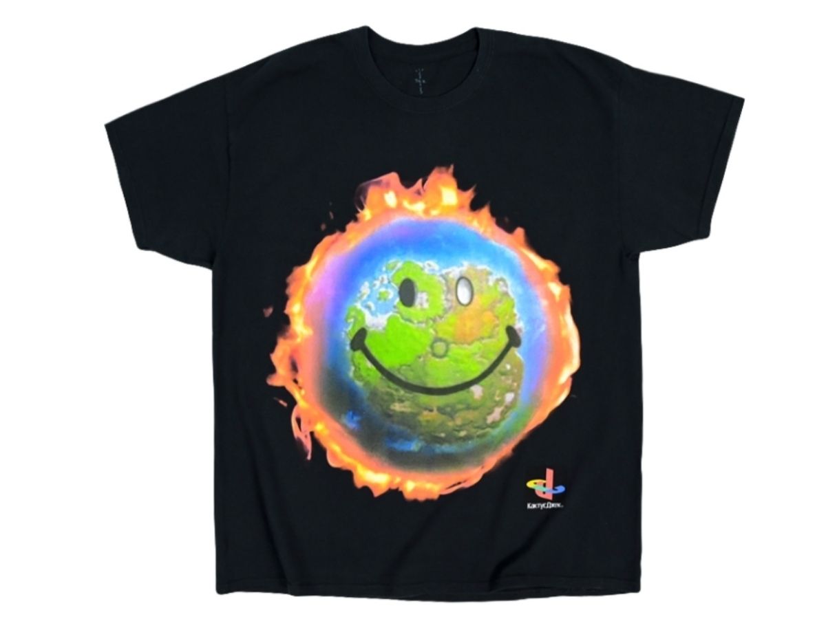 Tシャツ・カットソー Travis Scott The Scotts World T-shirt TRAVIS SCOTT THE SCOTTS WORLD T-SHIRT BLACK | ของแท้