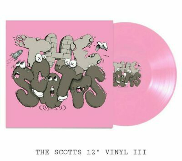 Travis Scott The Scotts KAWS Vinyl III 12" Pink