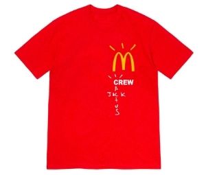 Travis Scott x McDonald's Crew T-Shirt Red