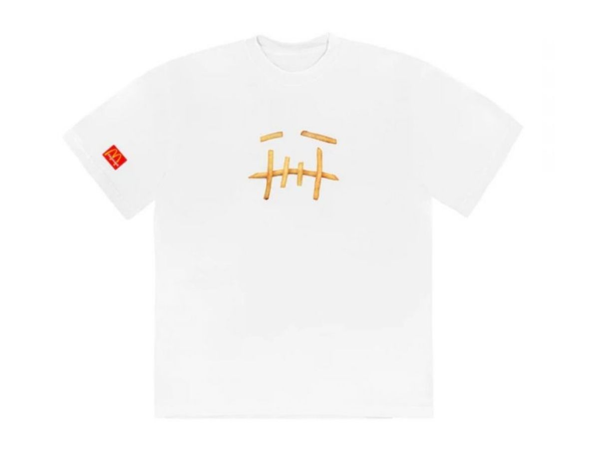 SASOM | เสื้อผ้า Travis Scott x McDonald's Fry T-Shirt White เช็ค