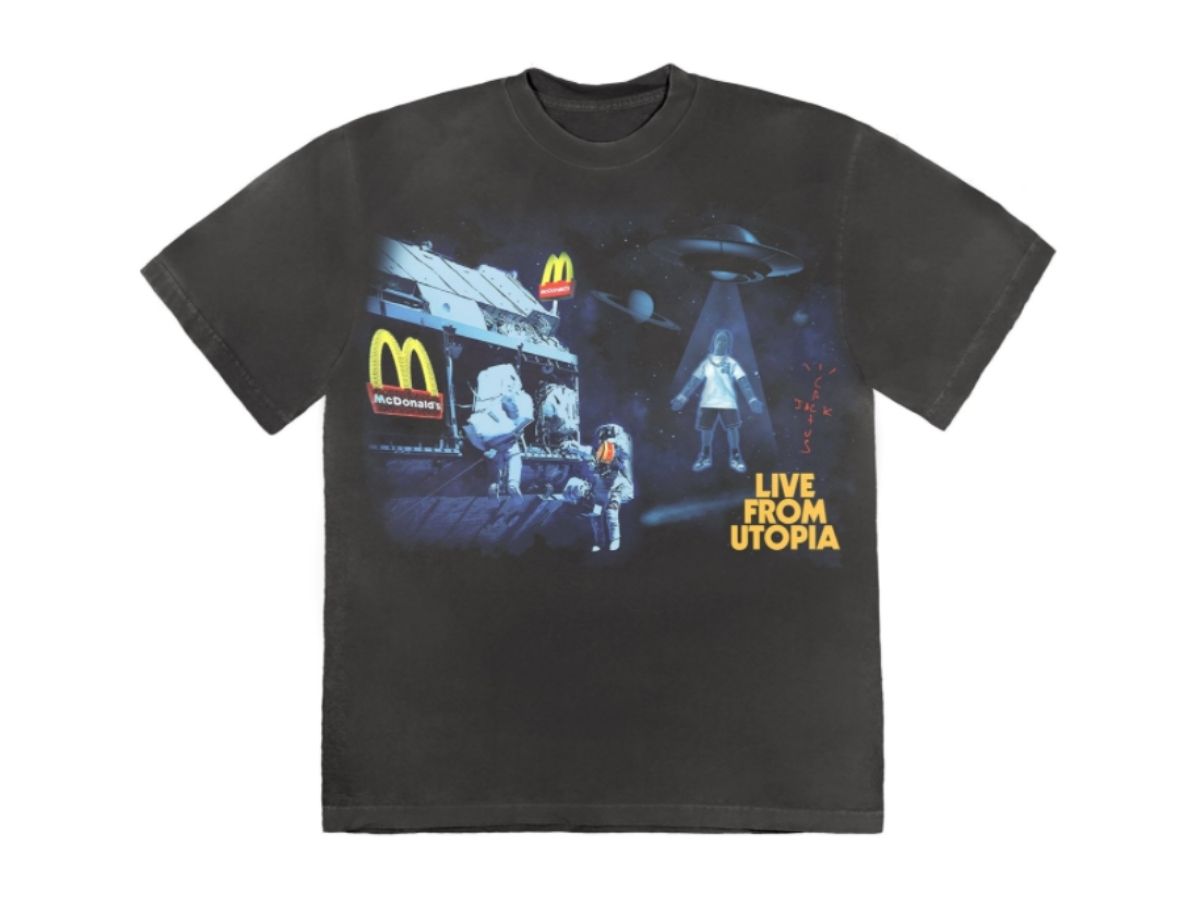Travis Scott Utopia Shirt Double Sided Utopia Album Merch Shirt Utopia  Cover Merch T Shirt - Trendingnowe