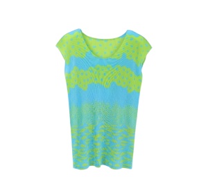 Buy Issey Miyake Clothes Green Blue Multicolor at Sasom – Authentic and Ready to Ship