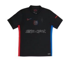 Nike FC Barcelona X Travis Scott jersey 24/25 Men’s Kit Blue Scarlet
