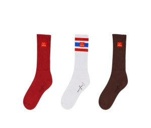 Buy Travis Scott x McDonalds Arches Sock Pack Multicolor at Sasom – Authentic and Ready to Ship