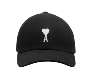 Buy Ami Paris De Coeur Felt Patch Cap Black at Sasom – Authentic and Ready to Ship