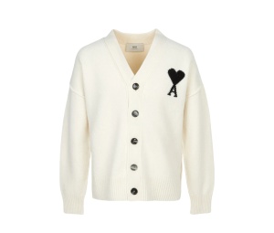 Buy Ami Cardigan Ivory at Sasom – Authentic and Ready to Ship
