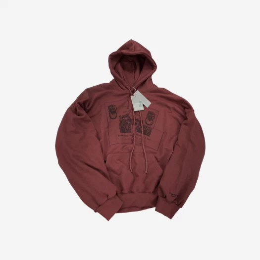 Buy Undermycar Anwer Archive Hommage Patchwork Hoodie Cordovan - 23SS at Sasom – Authentic and Ready to Ship