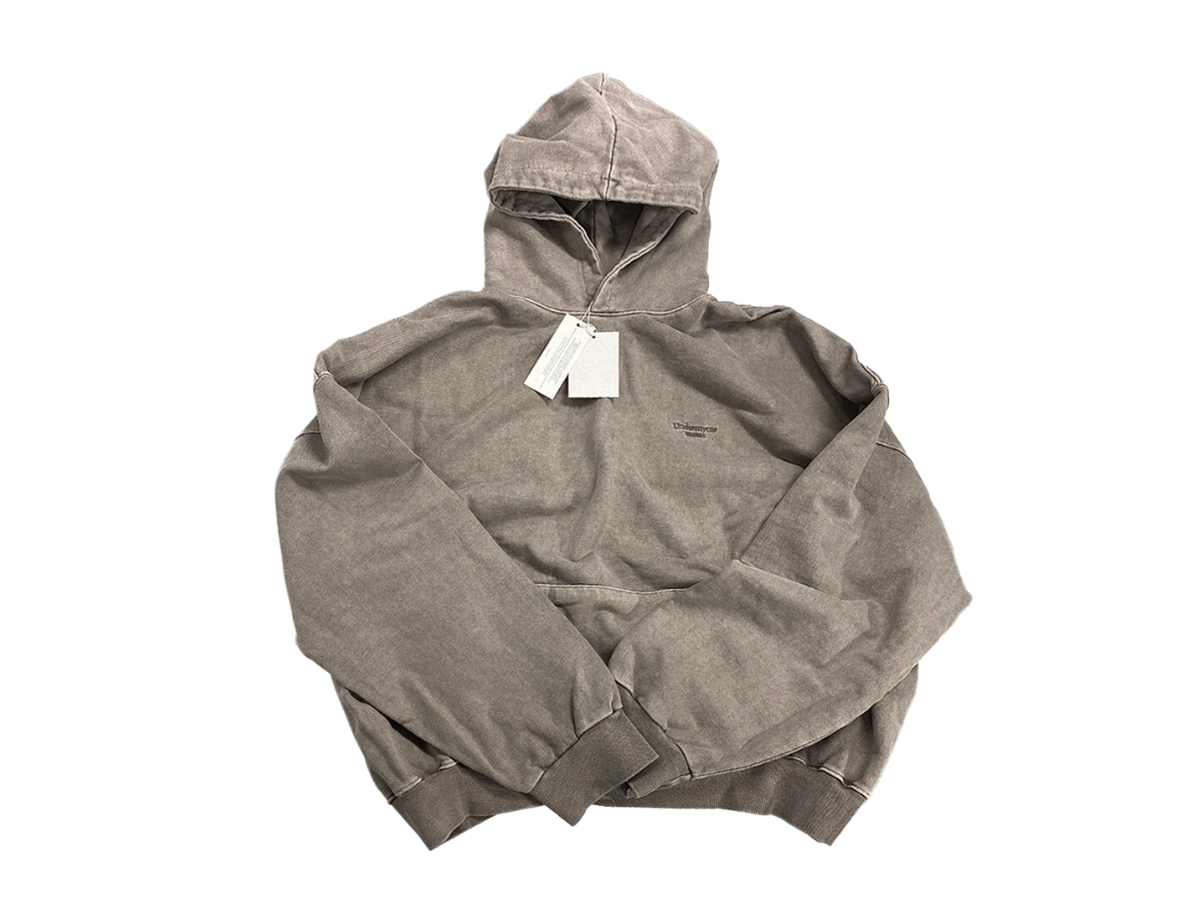 Undermycar】Anti Fxxking Logo Play Oversized Pigment Hoodie 언더마이카 무.09 안티 Fxxking 로고 플레이 오버사이즈 후디
