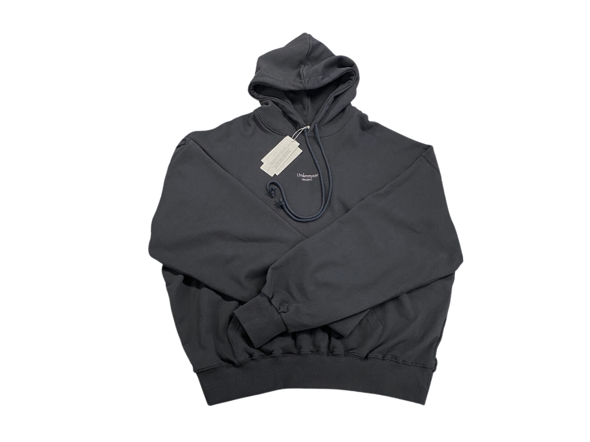 Undermycar Mu.09 Anti Fxxking Logo Play Oversized Hoodie Navy