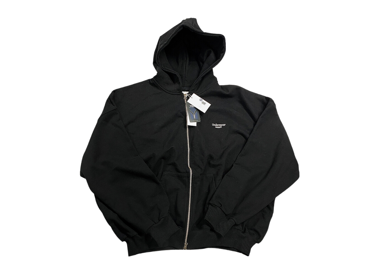Undermycar】Anti Fxxking Logo Play Oversized Pigment Hoodie Undermycar Mu.08 Anti Fxxking Logo Play Oversized Pigment