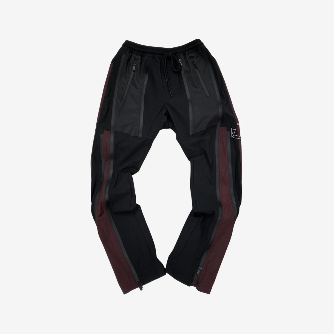 https://d2cva83hdk3bwc.cloudfront.net/undermycar-phan-mark-2-multi-zip-nylon-mesh-pants-garnet---22ss-2.jpg
