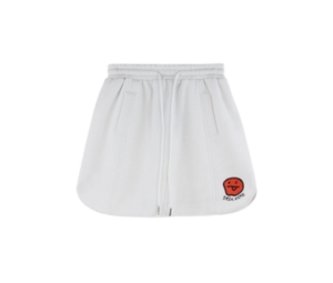 URTHE Skirt Col. DECK HERE HAPPY FACE White