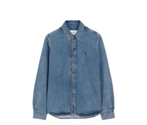 Buy Ami Paris Alexandre Mattiussi Shirt Blue at Sasom – Authentic and Ready to Ship