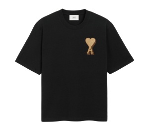 Buy Ami Paris Cotton Ami de Coeur T-Shirt Black at Sasom – Authentic and Ready to Ship