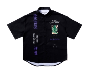 Buy V.A.C. Culture™ x Dragonball God of Dragon Oversize Shirt at Sasom – Authentic and Ready to Ship