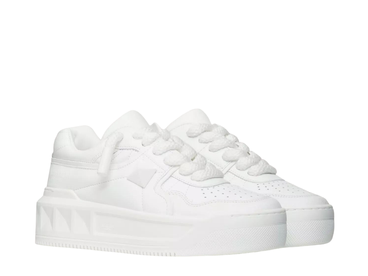 One Stud Xl Trainer In Nappa Leather for Woman in White