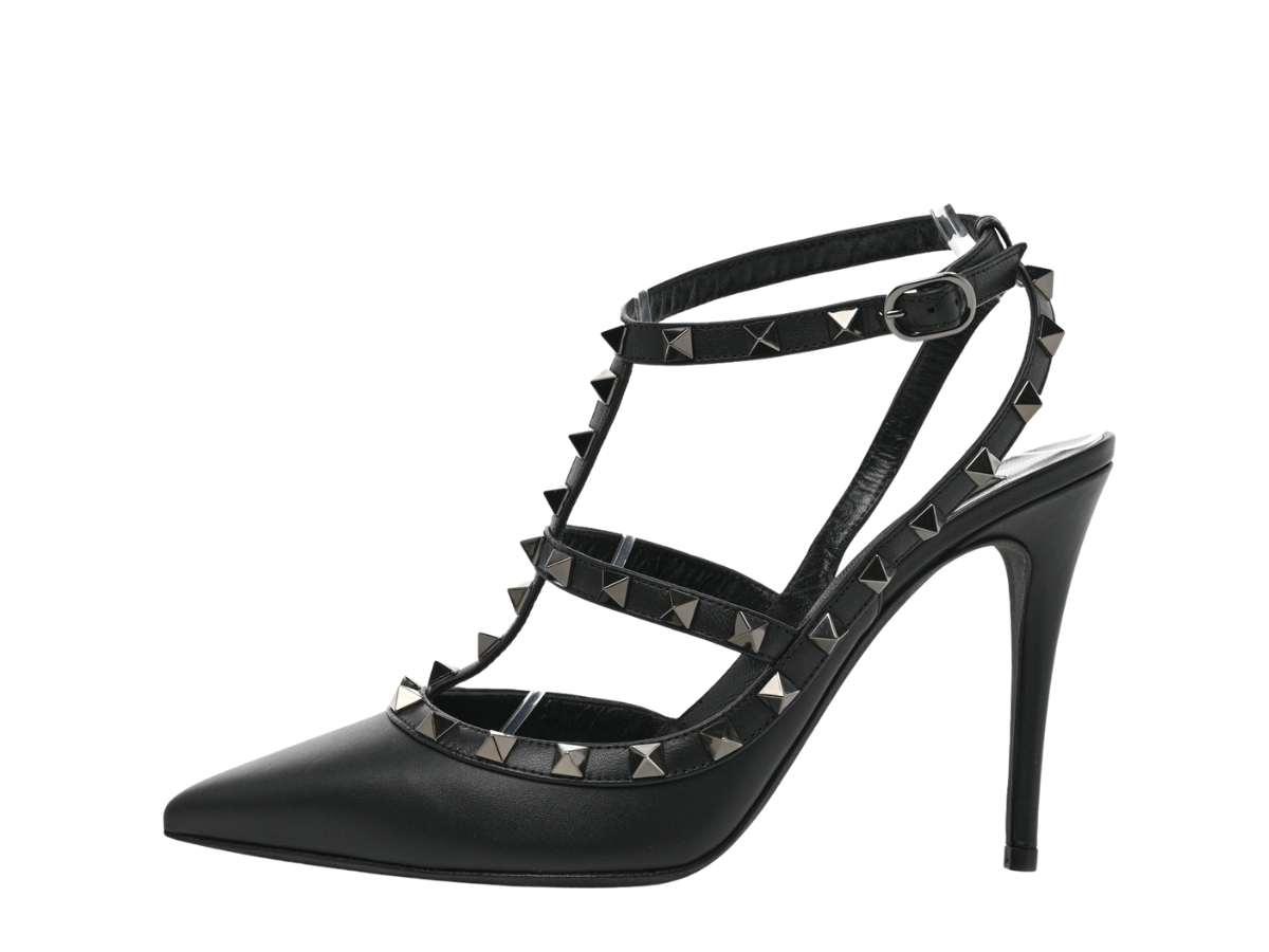 Valentino rockstud shoes outlet black