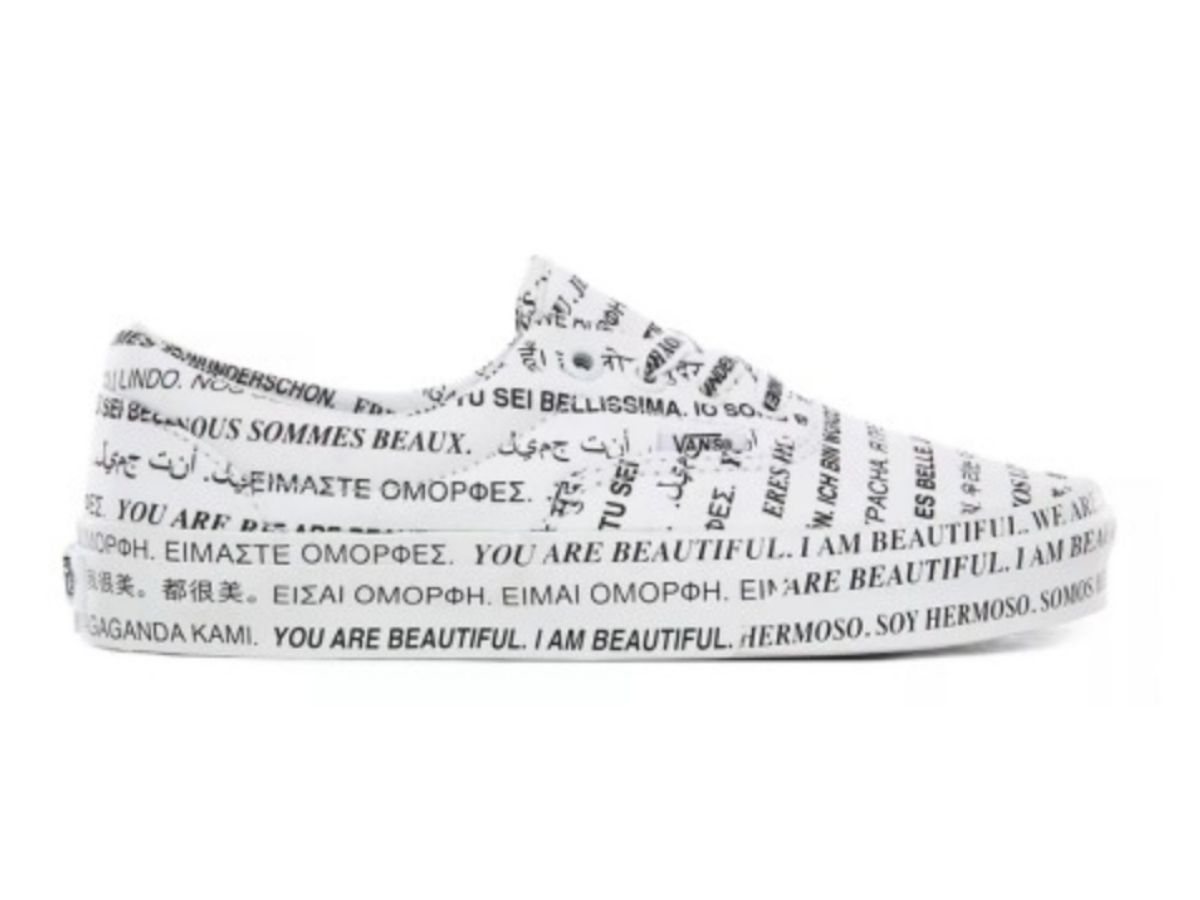 VANS ERA - (WE ARE BEAUTIFUL) WHITE/TRUE WHITE