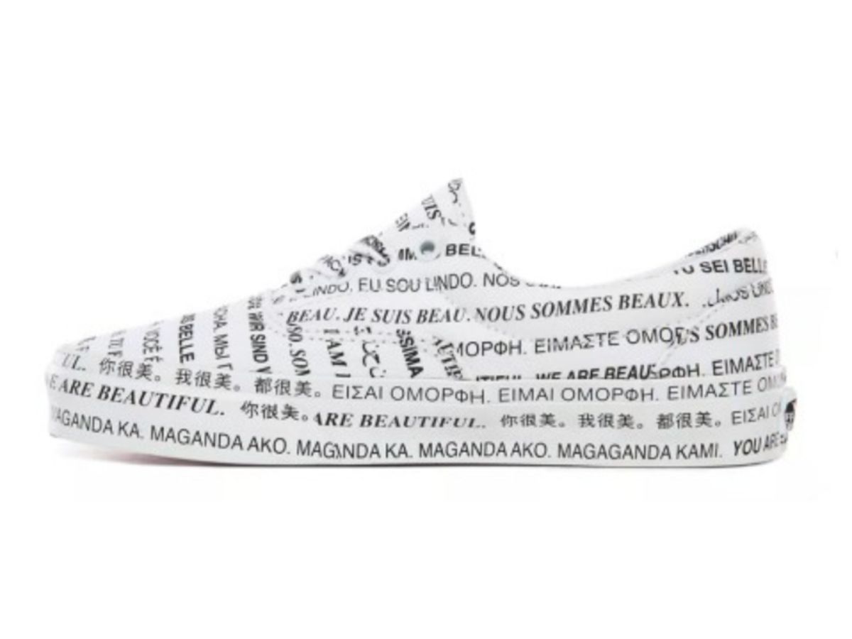 VANS ERA - (WE ARE BEAUTIFUL) WHITE/TRUE WHITE
