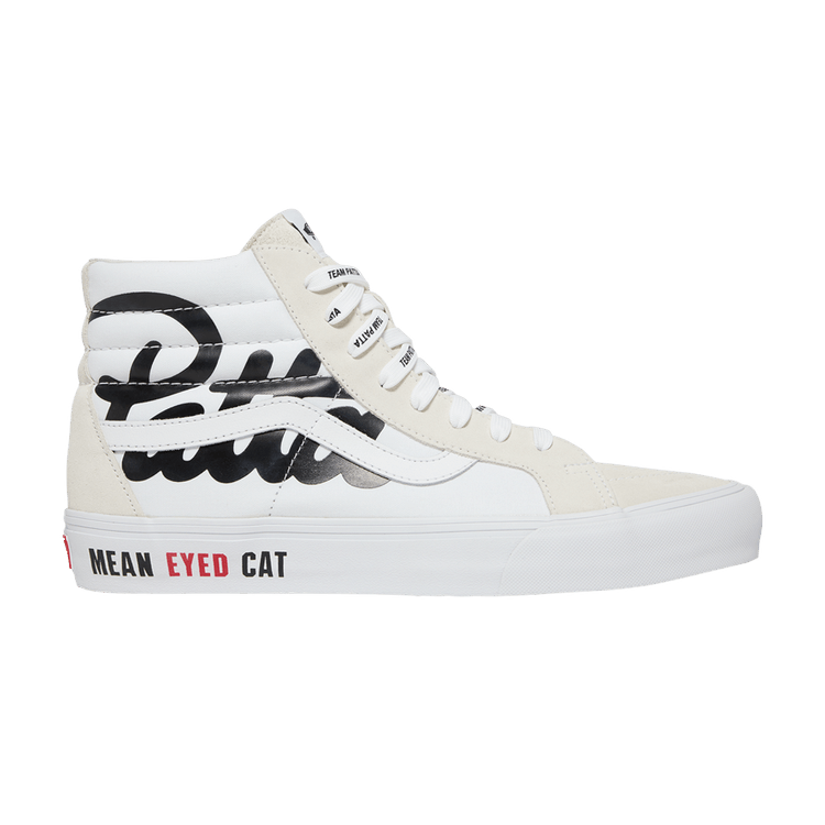 Vans Patta x Vault Sk8-Hi Reissue VLT LX 'Mean Eyed Cat - White'