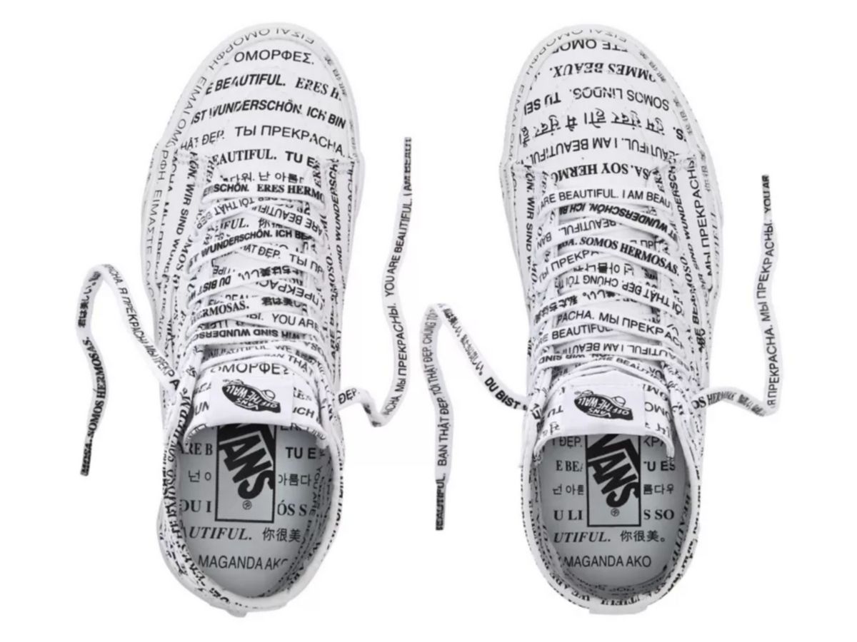 VANS SK8-HI TAPERED - (WE ARE BEAUTIFUL) WHITE/TRUE WHITE