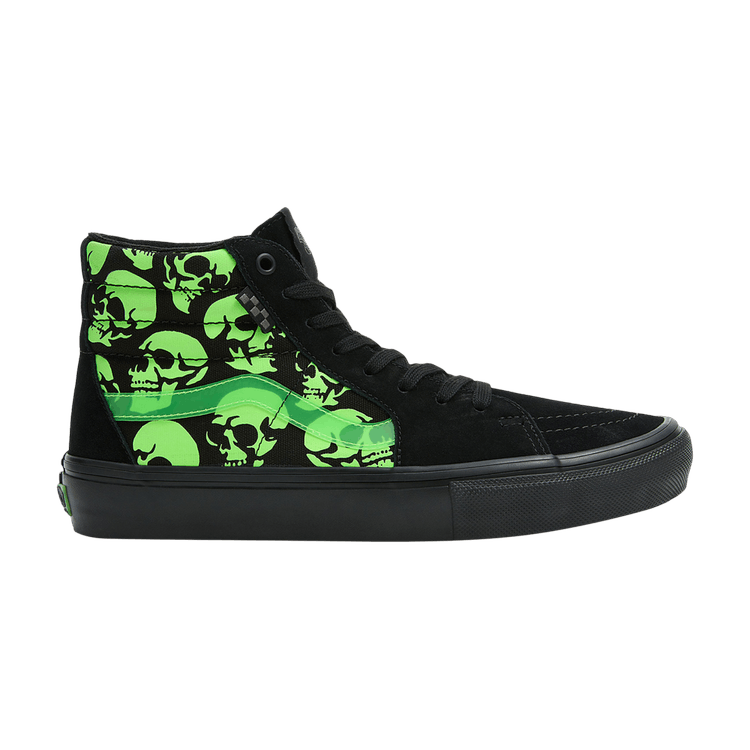 Buy Sell Vans Skate Sk8-Hi 'Glow Skulls' 100% Authentic