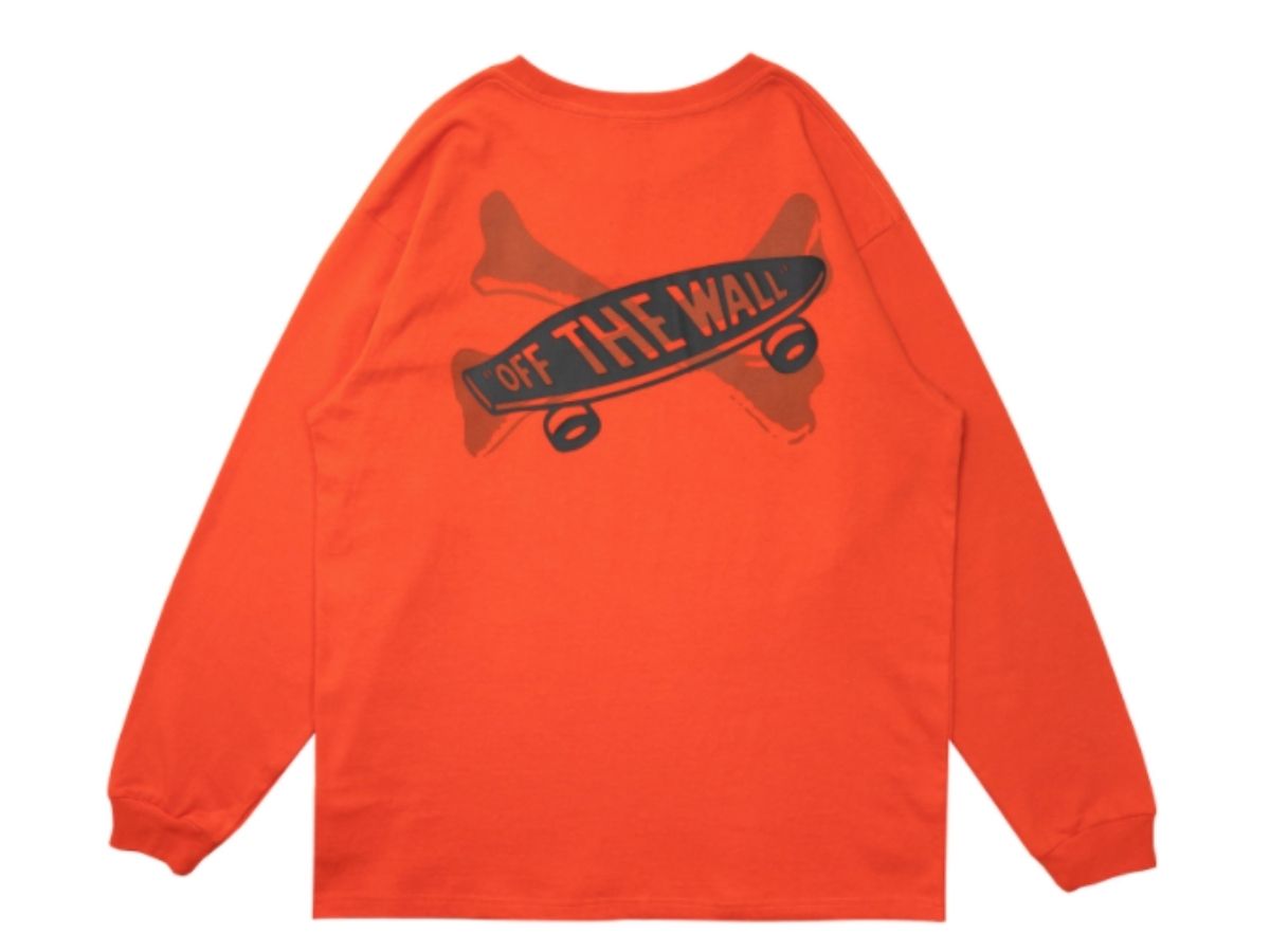 Orange vans long sleeve sale