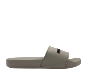 Velika Logo Slide Sandal Warm Grey