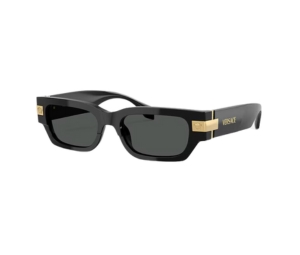 Buy Versace Classic Top Sunglasses In Black Frame With Dark Gray Lens Black Gold at Sasom – Authentic and Ready to Ship