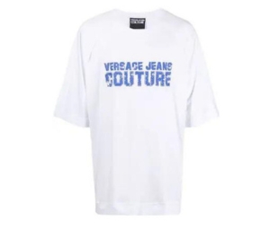 Buy Versace Jeans Couture Cotton T-Shirt White at Sasom – Authentic and Ready to Ship