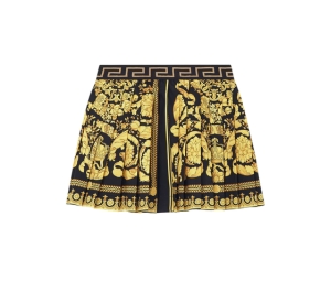 Versace Kids Barocco Pleated Skirt