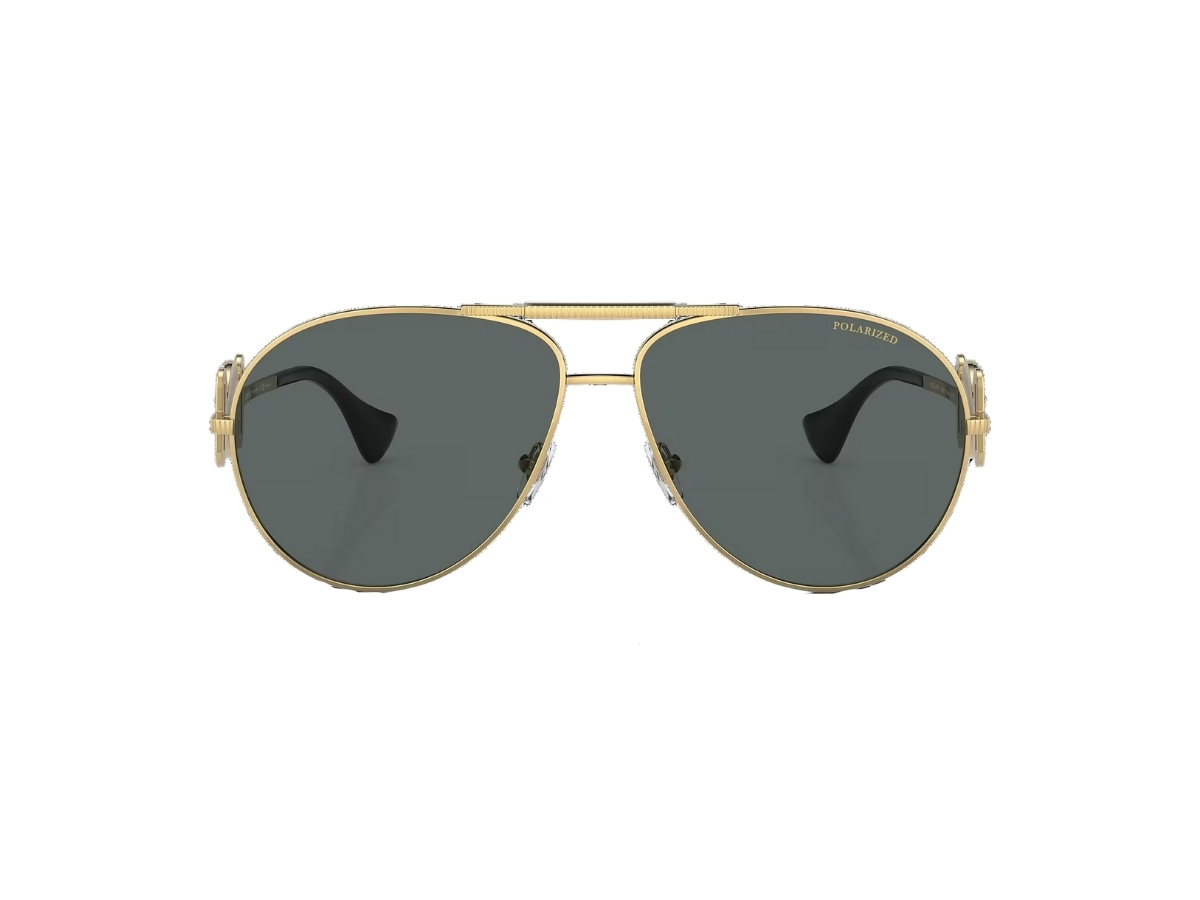 SASOM | accessories Versace Maxi Medusa Sunglasses In Gold Metal With ...