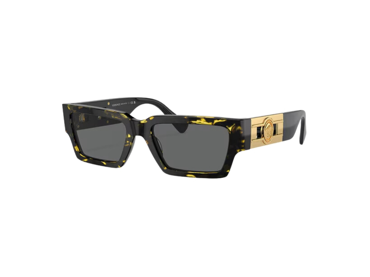 Versace Light Havana Sunglasses Amazon.com: Versace VE 2199 12524T Havana Plastic Square  main image 2