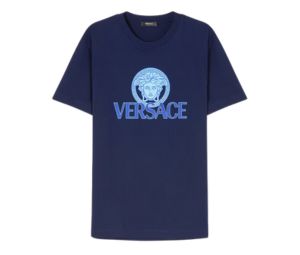 Tシャツ・カットソー Versace 1978 Re-Edition Logo Tshirt 1978 Re-Edition Logo T-Shirt Black | VERSACE CA