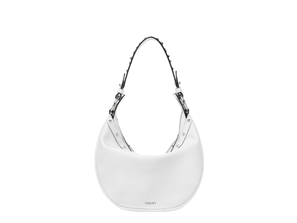 SASOM  bags Versace Repeat Small Hobo Bag In Calf Leather With Medusa  Hardware White Check the latest price now!