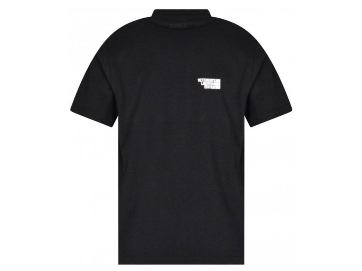 【VETEMENTS】ブラック Limited Edition ロゴ Tシャツ T-shirt VETEMENTS 'Limited Edition' T-Shirt UE64TR800X | FLEXDOG