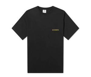 ช้อป Vetements Logo Limited Edition Tee Blackของแท้ที่ SASOM
