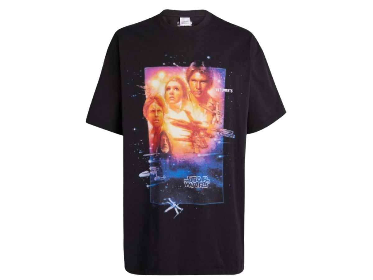 SASOM | เสื้อผ้า Vetements Star Wars Edition Movie Poster T-Shirt ...