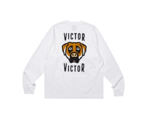 Victor Victor Long Sleeve T-Shirt White
