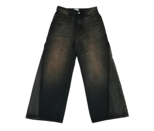 Vineca Flared Panel Jeans Dirty Black
