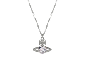 Vivienne Westwood Ariella Pendant In Crystal Detailing With Silver-Tone Plating