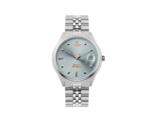 Vivienne Westwood Camberwell 37 MM In Stainless Steel Blue-Silver