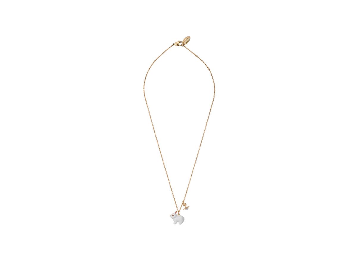SASOM | accessories Vivienne Westwood CNY Rabbit Necklace In Brass Gold ...