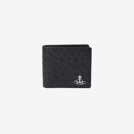 Buy Vivienne Westwood Embossed Billfold Wallet Black at Sasom – Authentic and Ready to Ship