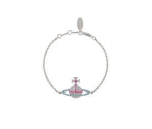 ★vivienne westwood★KIKA ロゴ クリスタル ブレスレット Vivienne Westwood Kika Bracelet Gold-Crystal-Chrysolite