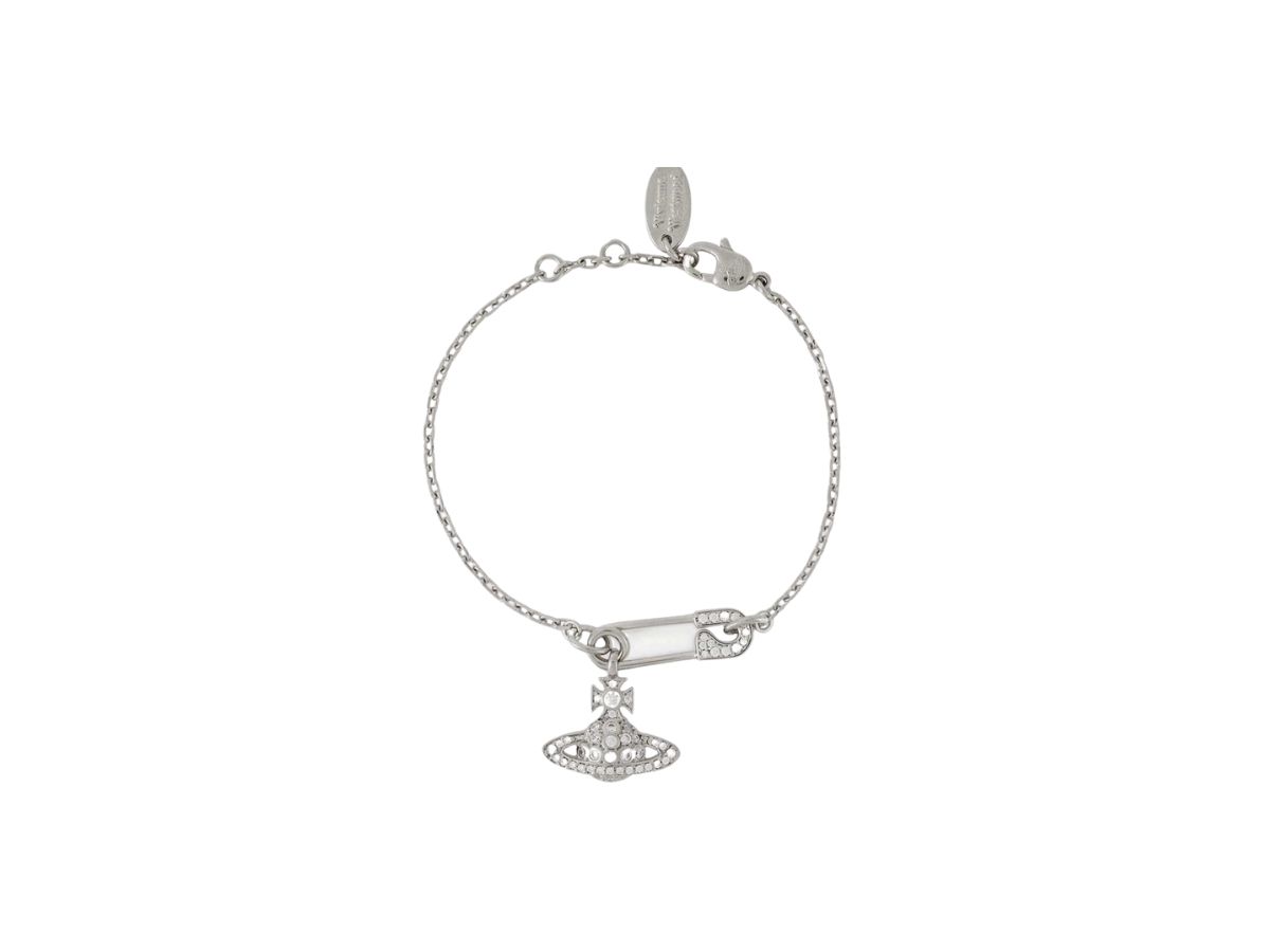 Vivienne Westwood Lucrece Bracelet In Silver-Tone Brass
