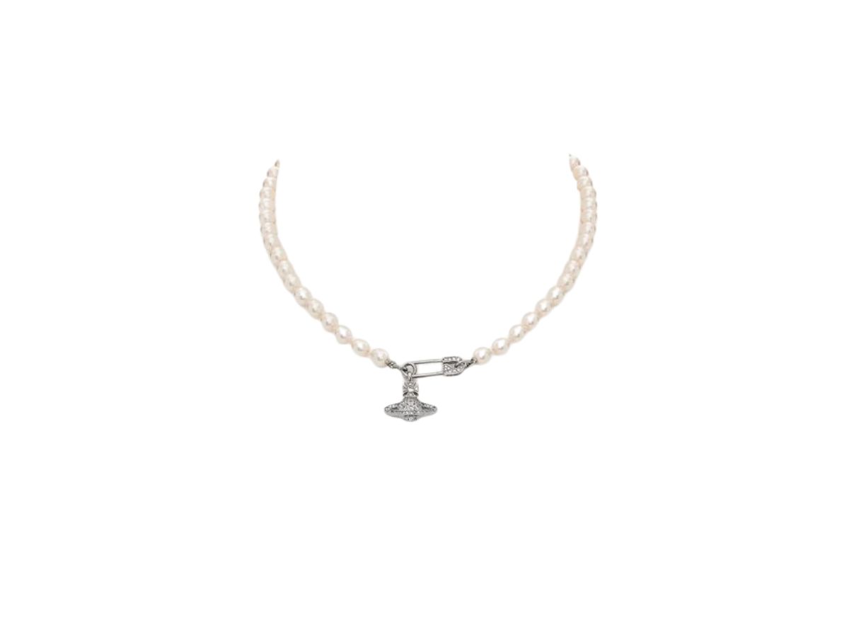 VIVIENNE WESTWOOD Lucrece orb-embellished pearl necklace | Harvey Nichols
