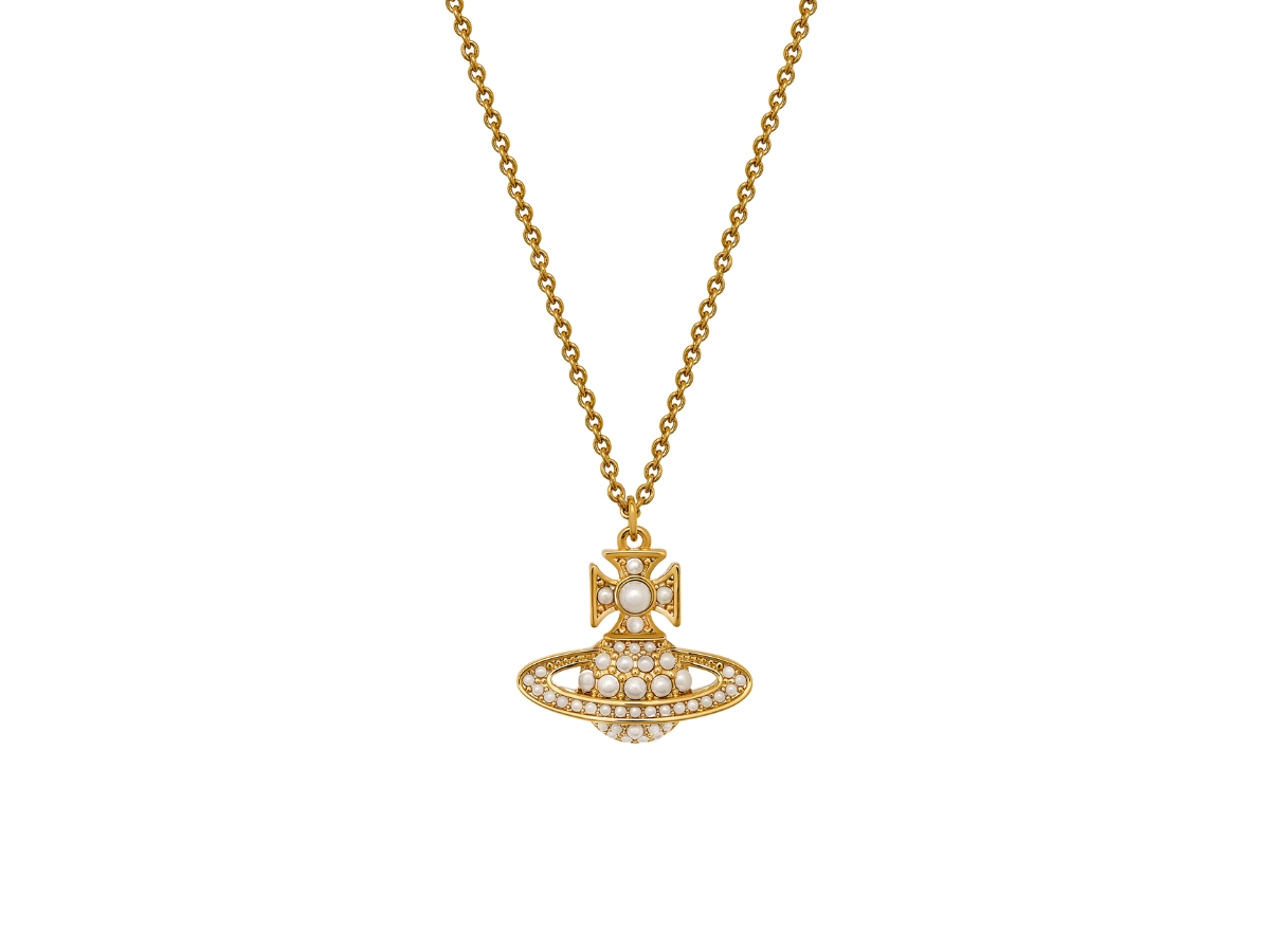 SASOM | accessories Vivienne Westwood Luzia Bas Relief Pendant Necklace ...