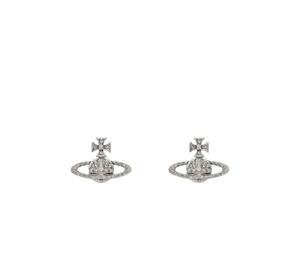 Vivienne Westwood Mayfair Bas Relief Earrings Silver