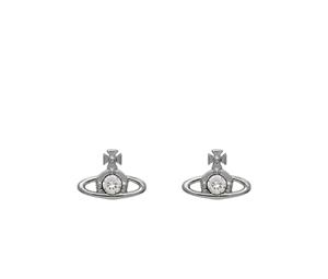 Vivienne Westwood Nano Solitaire Earrings Silver